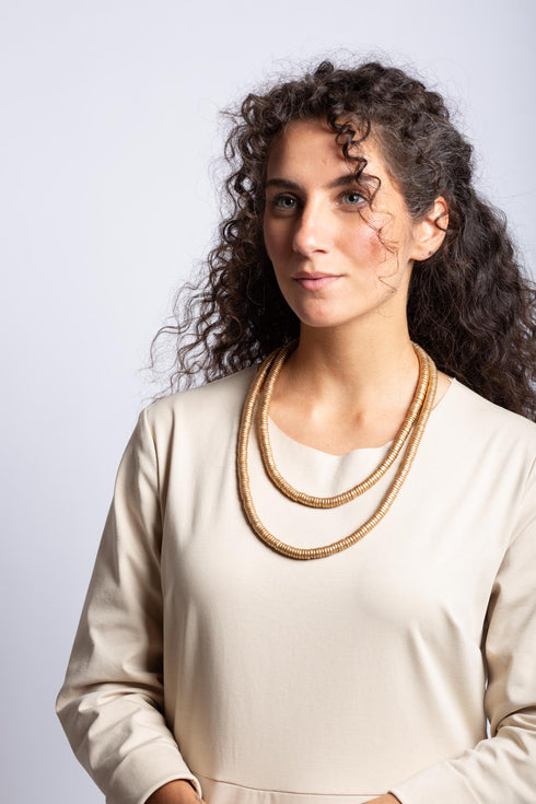 Collana lunga Rory Metallic